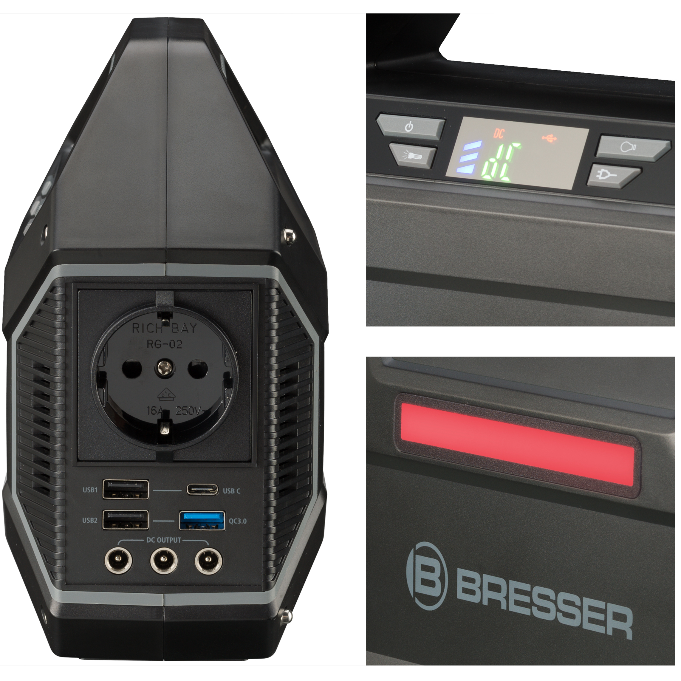 Портативна зарядна станція Bresser Portable Power Supply 100 Watt (3810000) інструкція - зображення 6