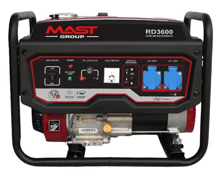 Інструкція генератор бензиновий Mast Group RD3600