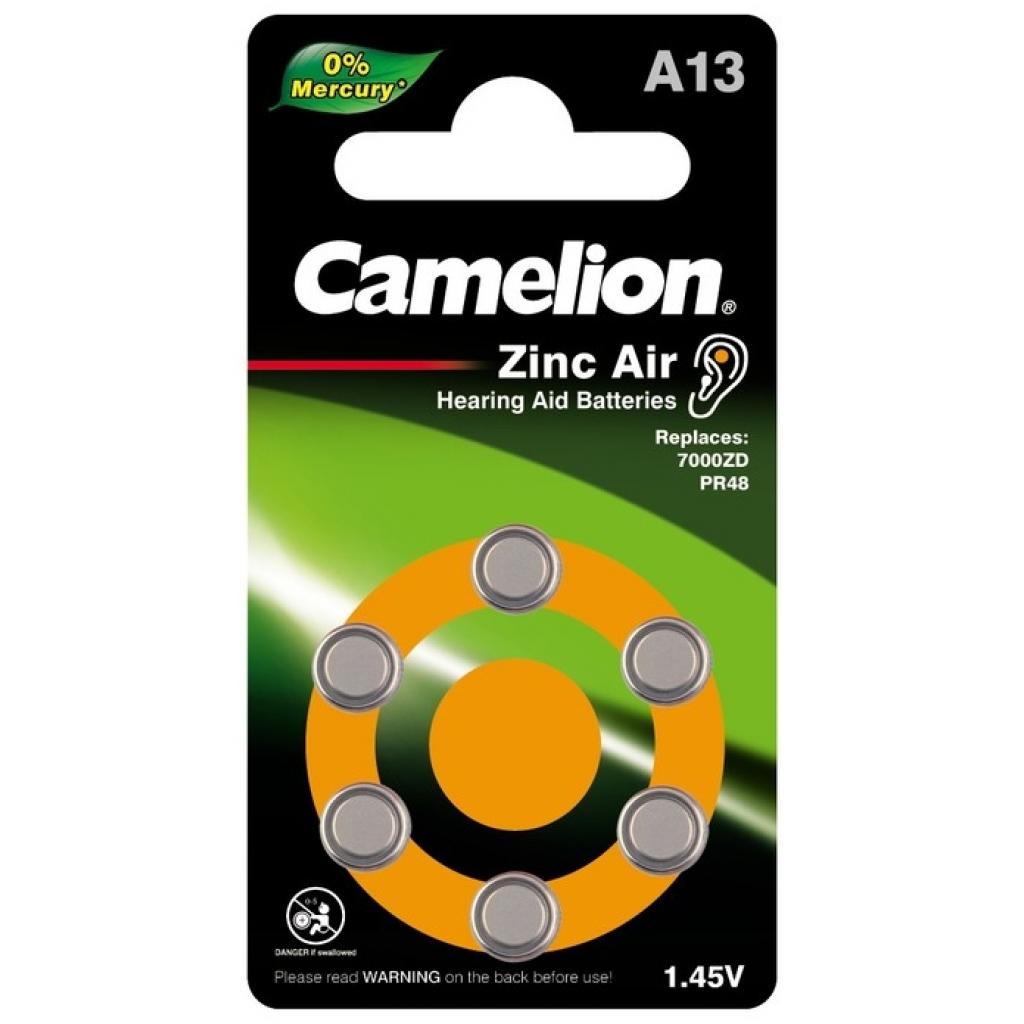 Батарейки 6 штук Camelion PR48 / A13 Zinc-Air * 6 (A13-BP6)