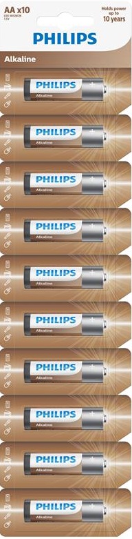 Philips Entry Alkaline лужна AА стрічка, 10 шт