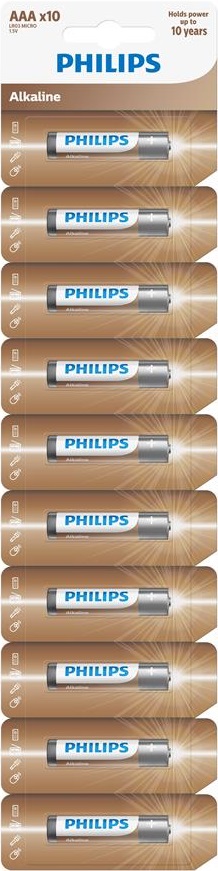 Philips Entry Alkaline лужна АAА стрічка, 10 шт
