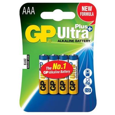 Батарейка Gp AAA LR03 Ultra Plus Alcaline * 4 (GP24AUP-2UE4) в интернет-магазине, главное фото