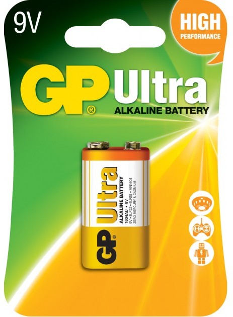 Батарейка Gp Крона Ultra Alcaline 6LF22 9V * 1 (GP1604AU-5UE1 / 4891199034688)