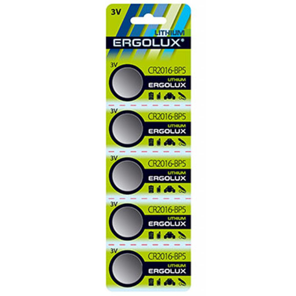 Ergolux CR-2016 Lithium * 5 (CR2016-BP5)