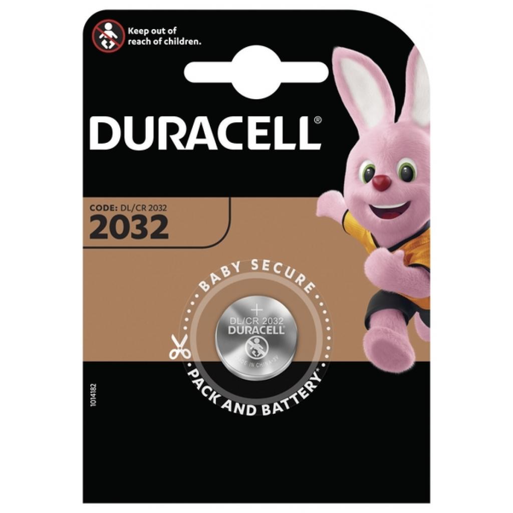 Батарейки типа CR2032 Duracell CR 2032 / DL 2032 * 1 (5000394023369 / 5007658)