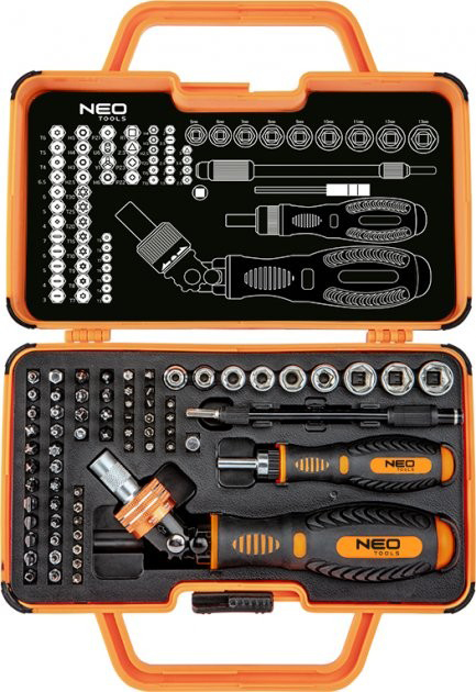 Набор насадок с держателем Neo Tools 06-116 69 шт. в интернет-магазине, главное фото