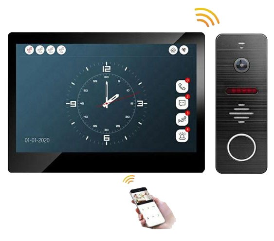 Комплект відеодомофону Tervix Pro Line Smart Video Door Phone System WiFi + Ethernet (475420) в інтернет-магазині, головне фото