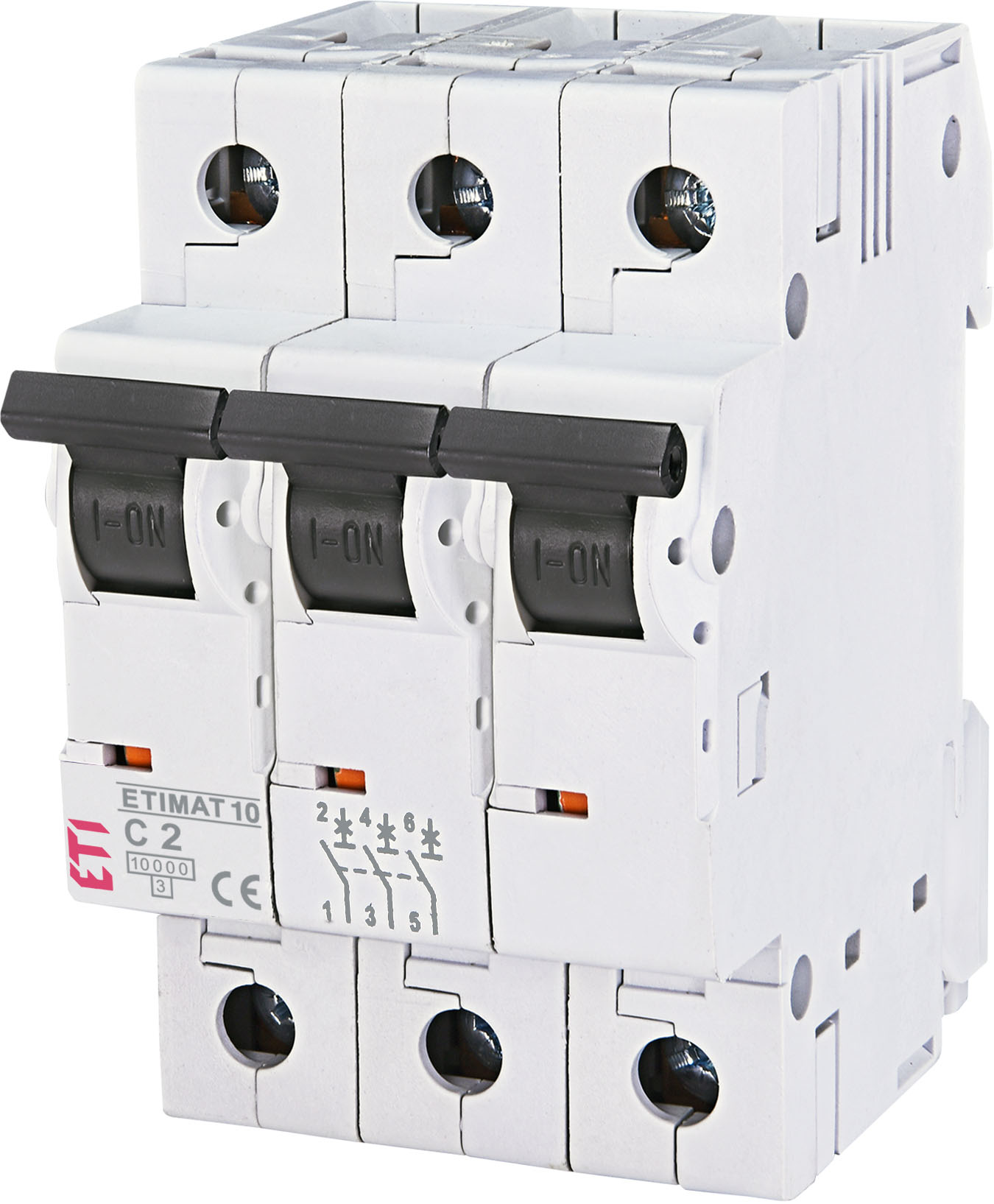 Автоматический выключатель ETI ETIMAT 10 3p C2 (002135708) в интернет-магазине, главное фото