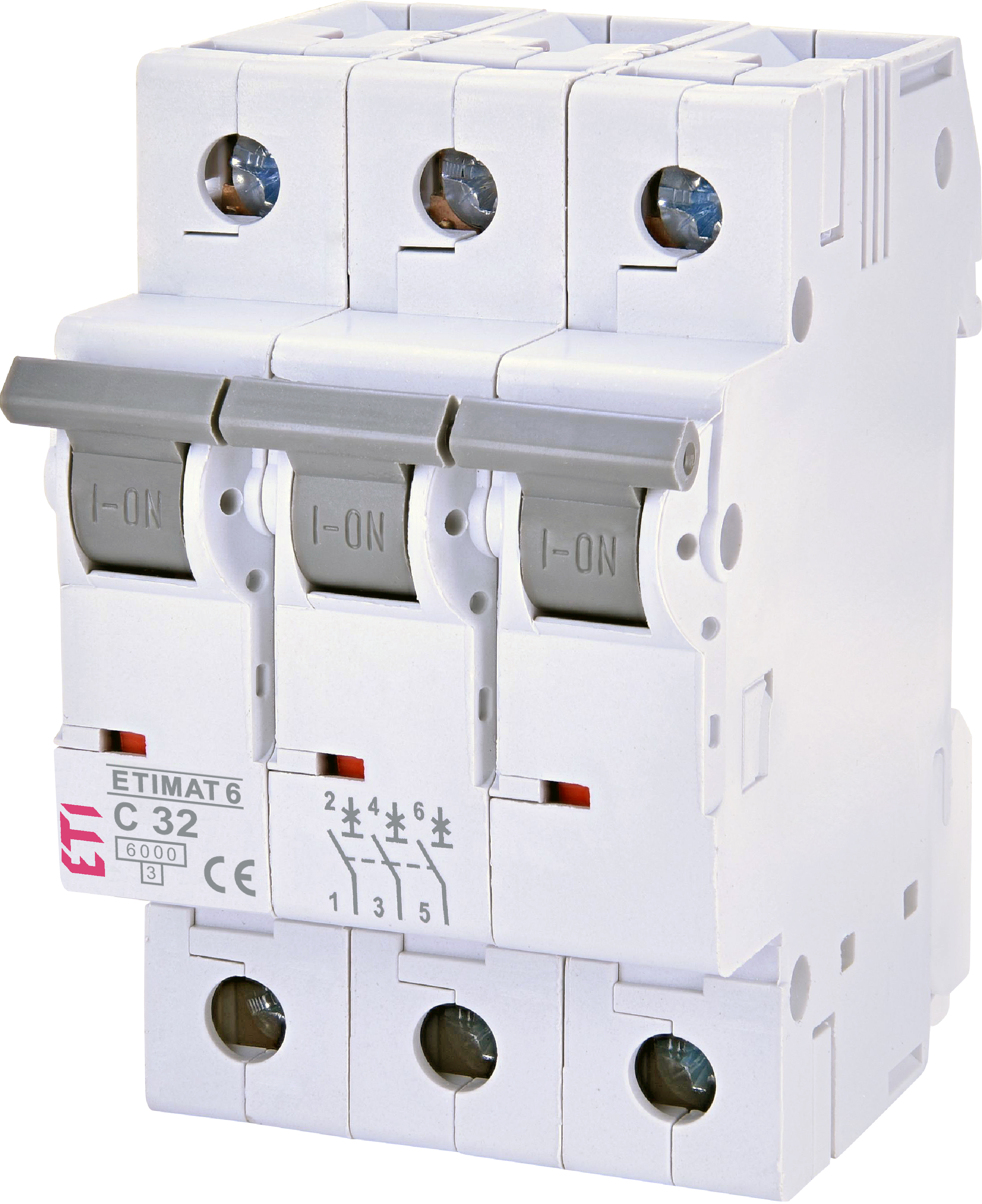 Автоматичний вимикач ETI ETIMAT 6 3p C32 (002145519)
