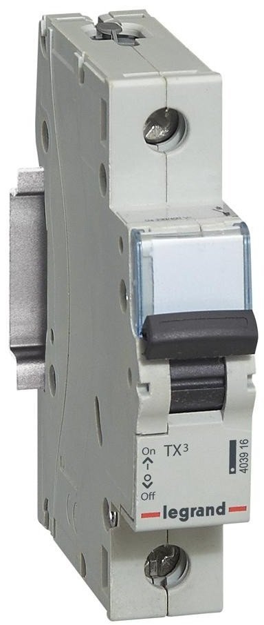 Характеристики автоматичний вимикач Legrand Tx3 C 25А 1п 6ka