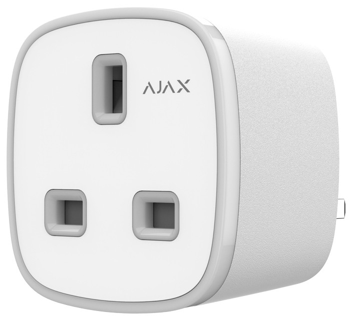 Розумна розетка Ajax Socket (type G) White ціна 0.00 грн - фотографія 2