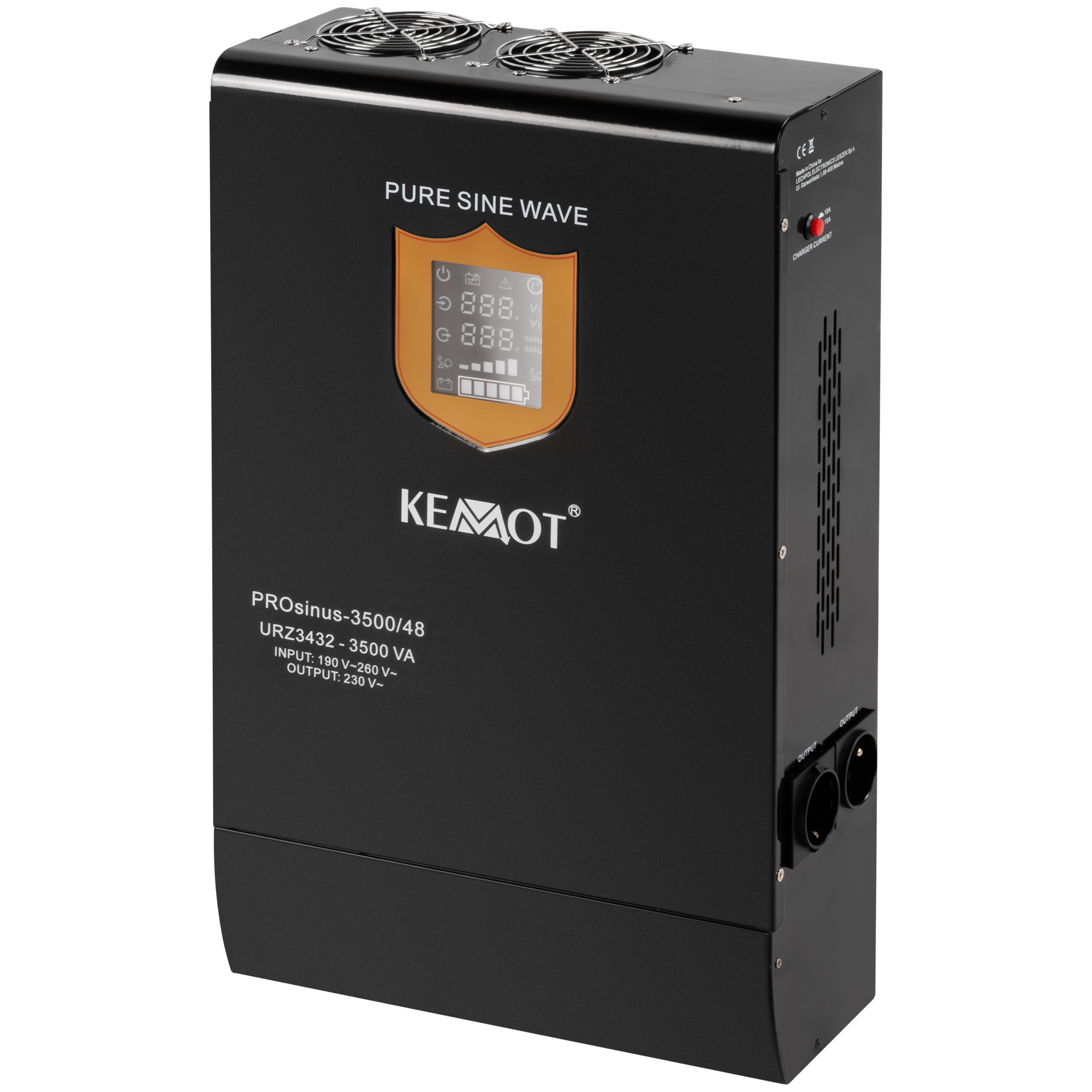 Отзывы однофазный инвертор Kemot PROSinus-3500/48 (URZ3432) в Украине