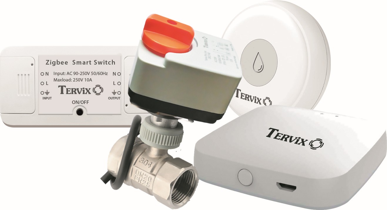 Система защиты от потопа Tervix Premium ZigBee Water Stop на 1 трубу 3/4" (4912622) в интернет-магазине, главное фото