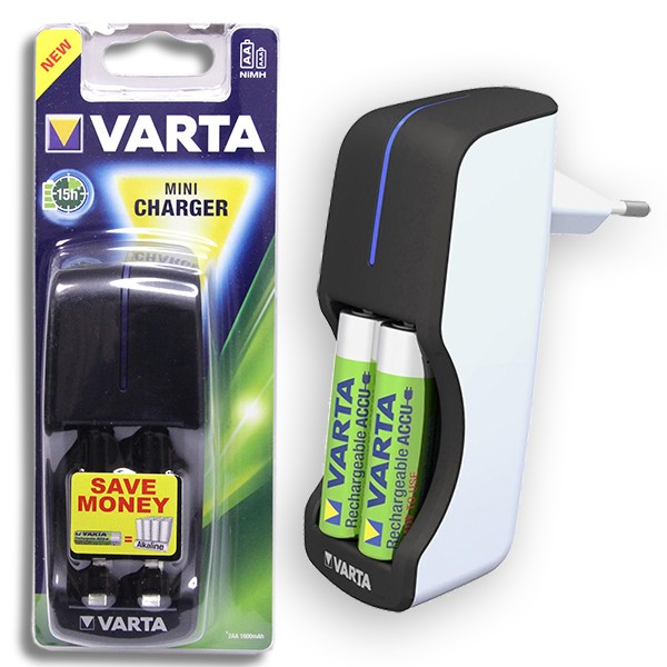 Характеристики зарядное устройство Varta Mini Charger empty (57646101401)