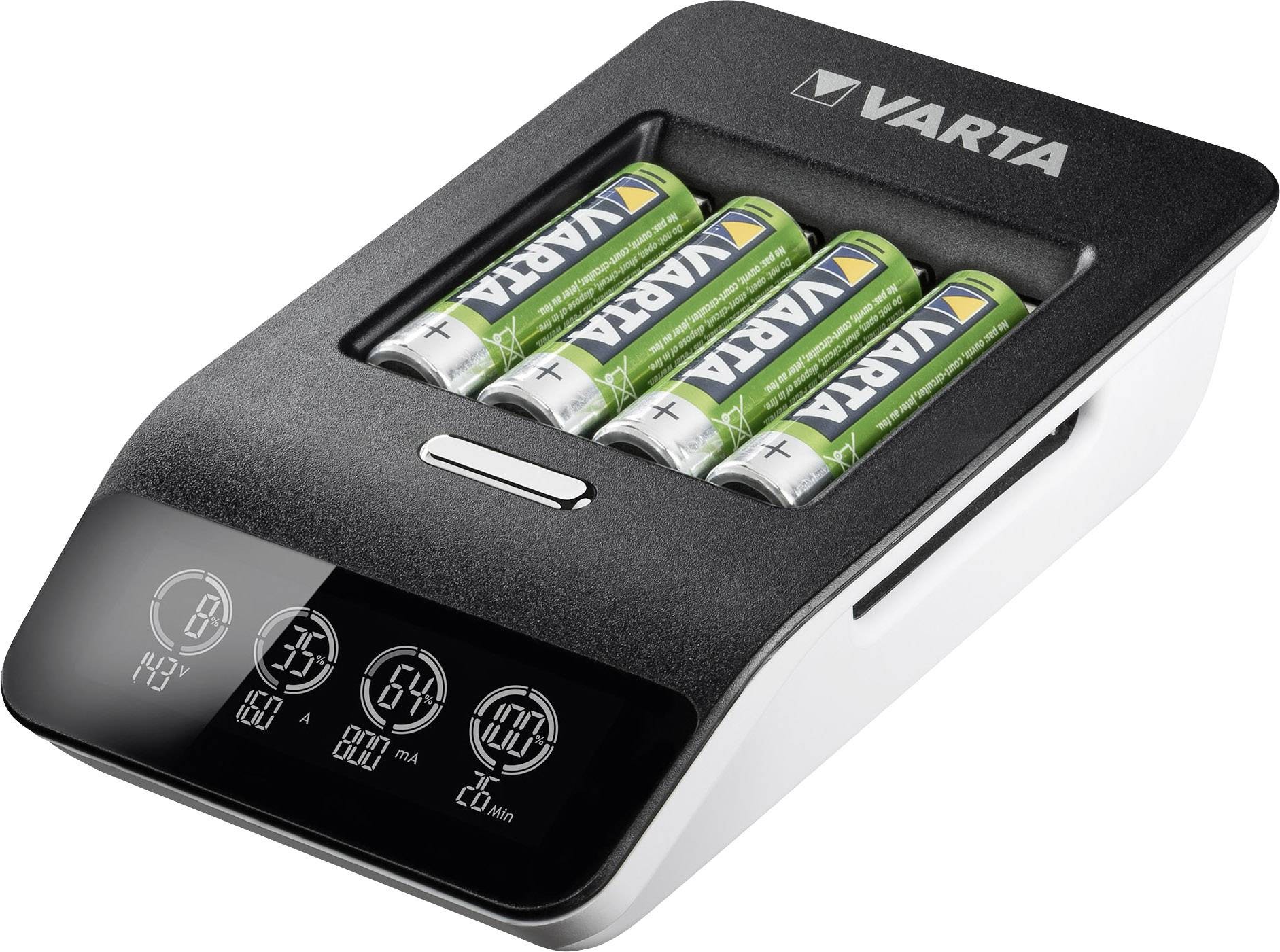 в продаже Зарядное устройство Varta LCD Ultra Fast Plus Charger + 4xAA 2100 mAh (57685101441) - фото 3