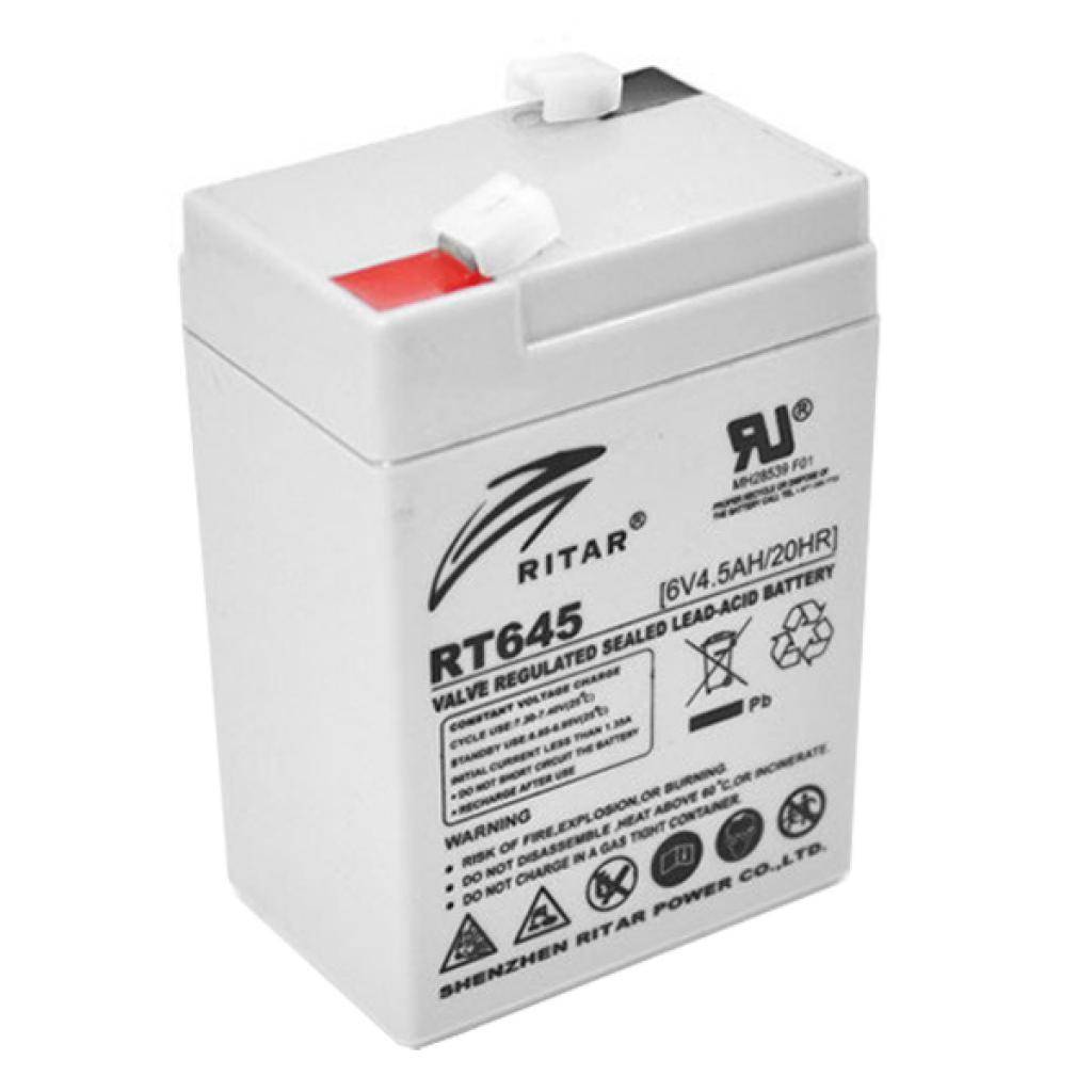 Аккумулятор для ИБП Ritar AGM RT645, 6V-4.5Ah (RT645)
