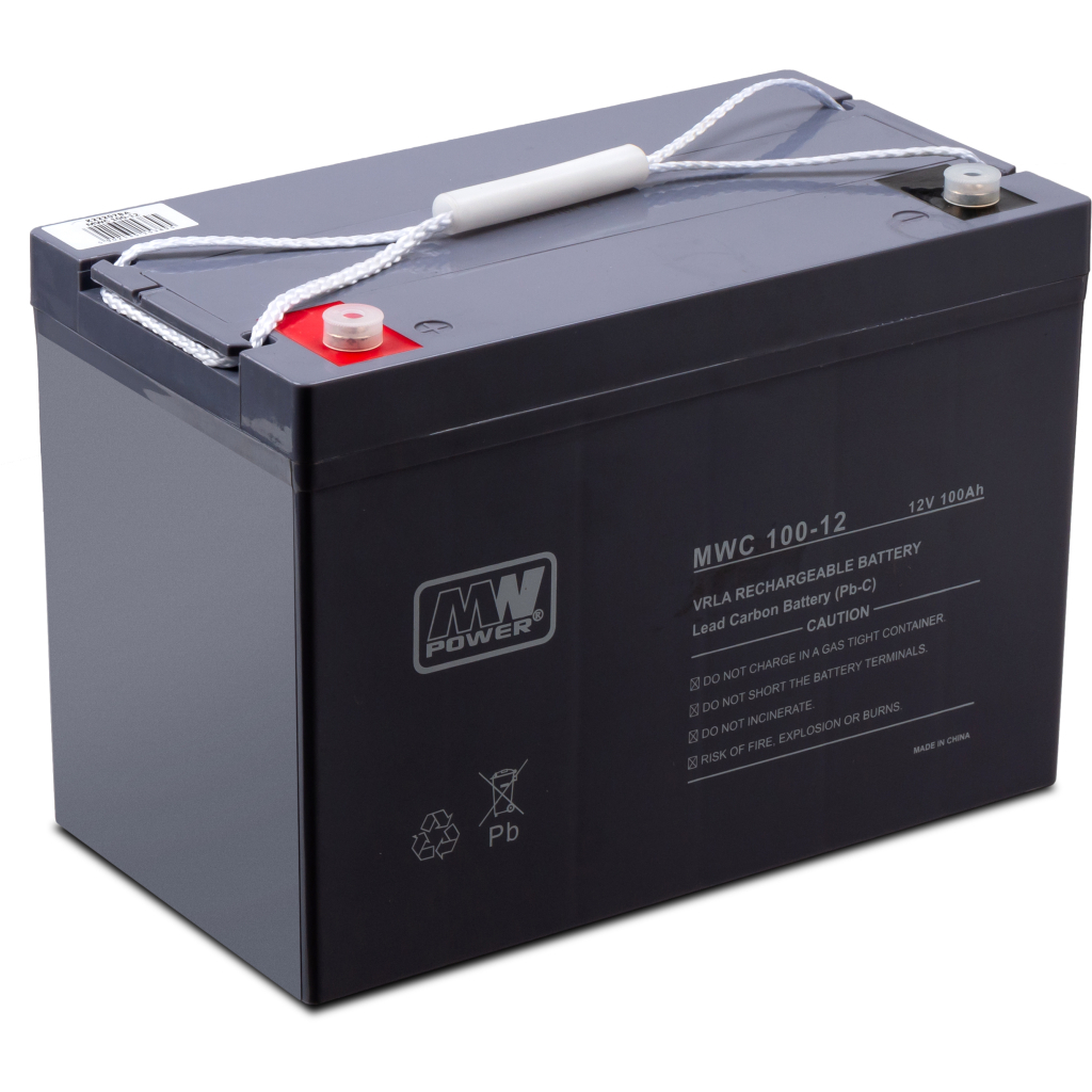 Характеристики акумулятор свинцево-вуглецевий MW Power MWC Carbon 12V-100Ah (MWC 12-100C)