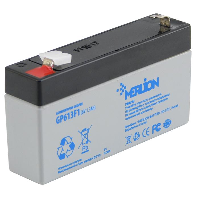 Аккумулятор для ИБП Merlion 6V-1.3Ah (GP613F1)