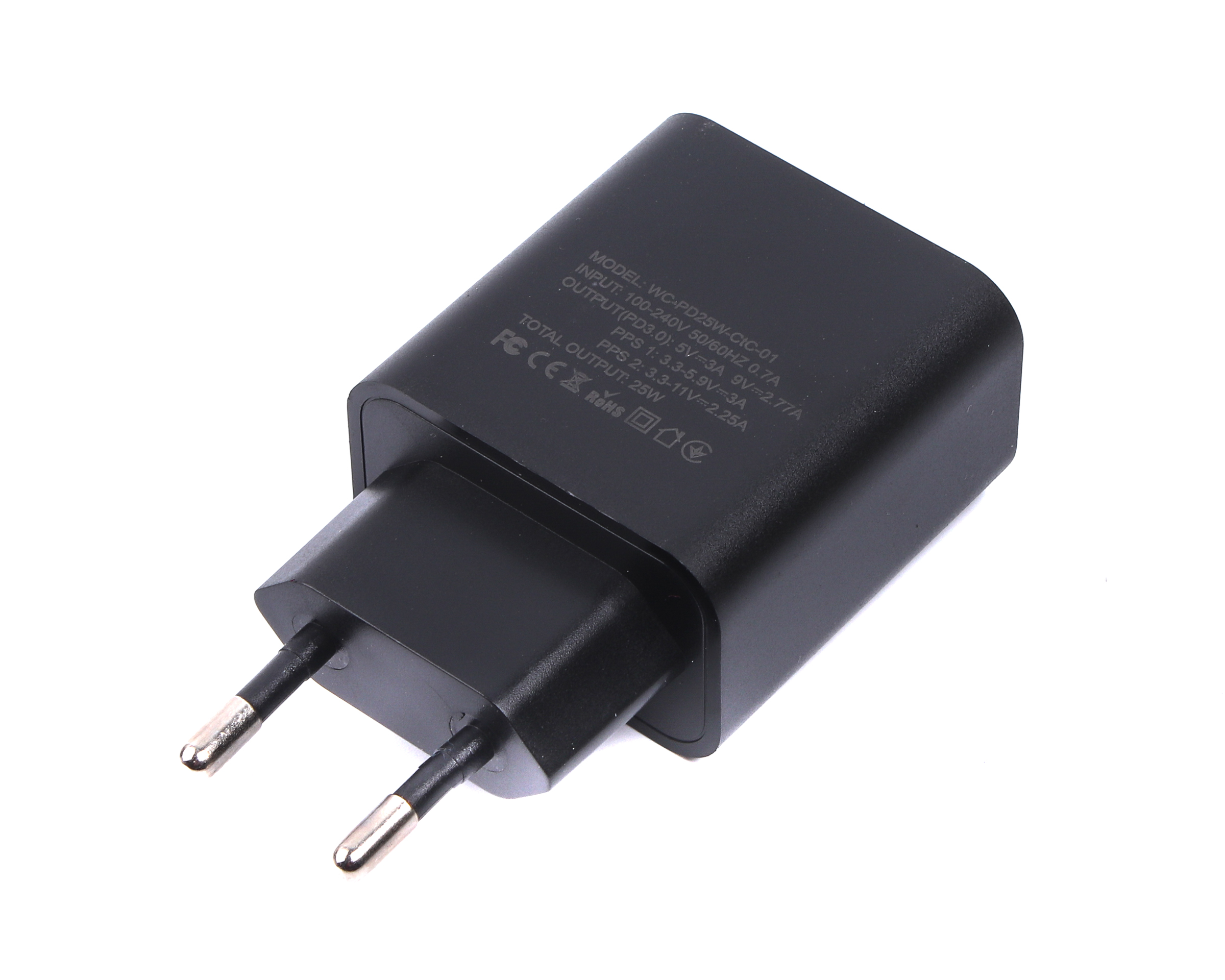 Зарядний пристрій Maxxter 1 USB Type-C + cable Type-C (WC-PD25W-CtC-01) ціна 419.00 грн - фотографія 2