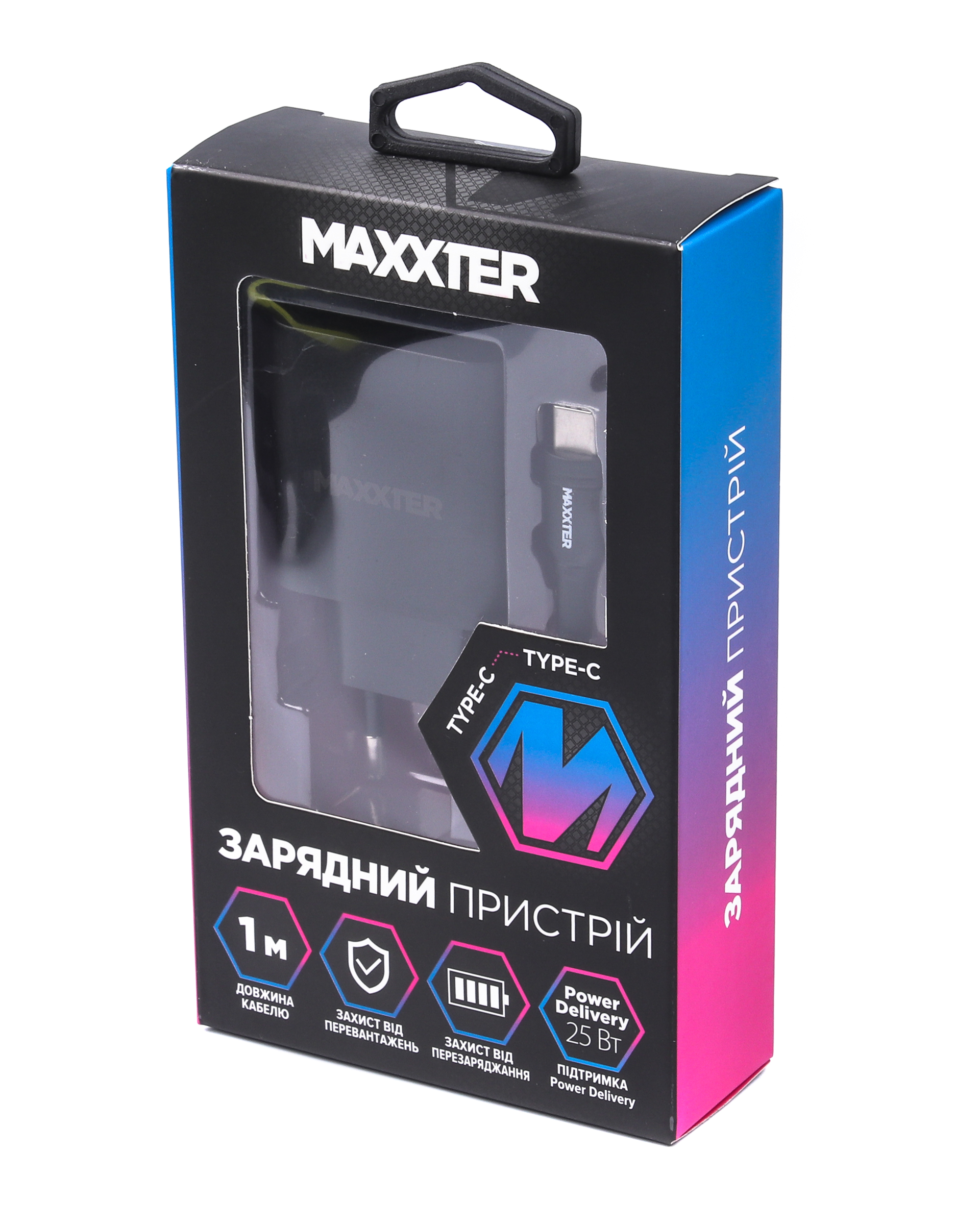 Зарядний пристрій Maxxter 1 USB Type-C + cable Type-C (WC-PD25W-CtC-01) відгуки - зображення 5