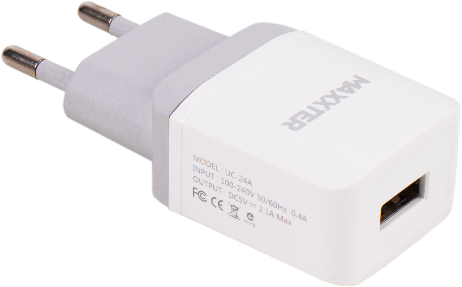 Maxxter 1 USB, 5V/2.1A (UC-24A)