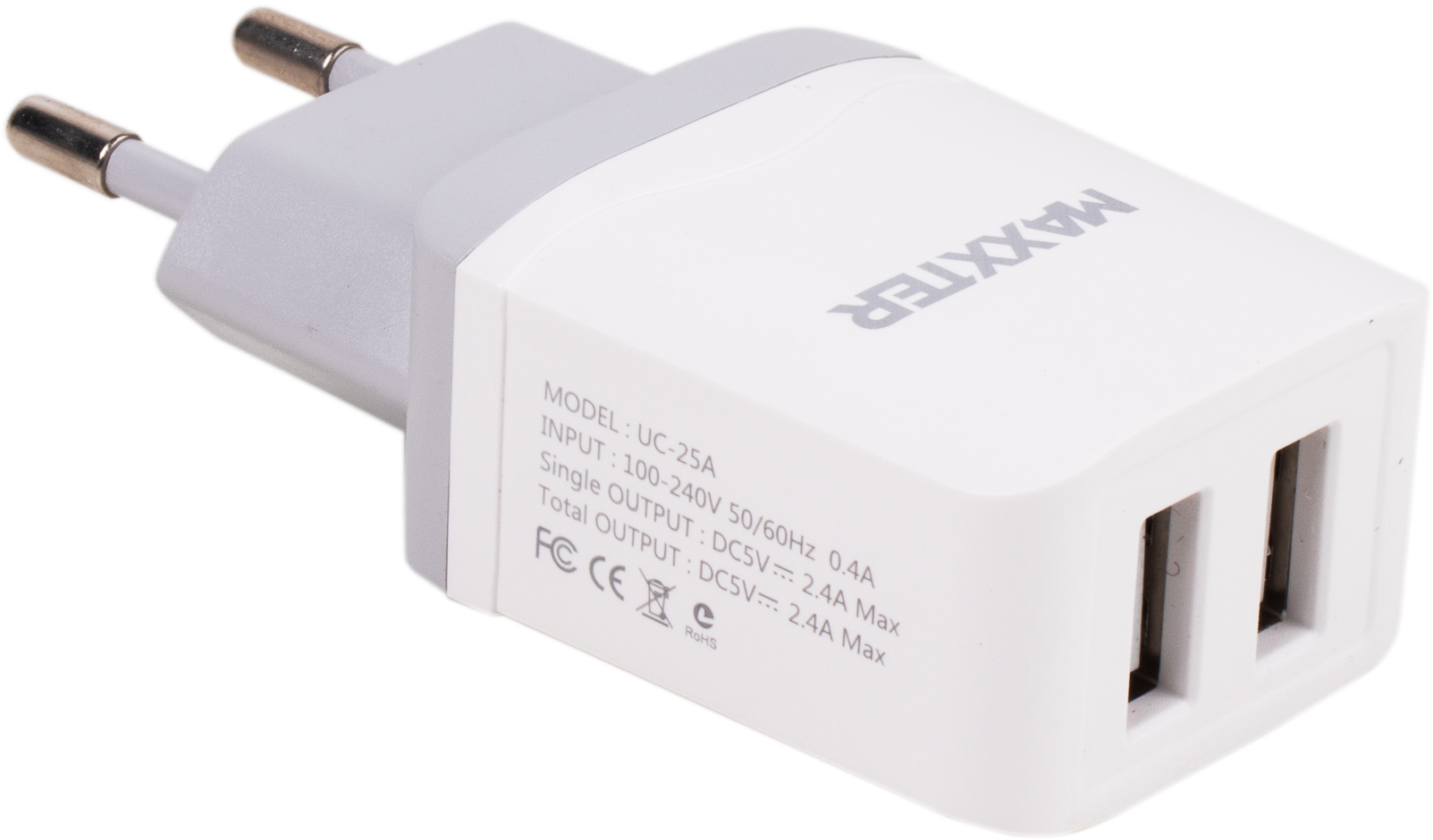 Maxxter 2 USB, 5V/2.4A (UC-25A)
