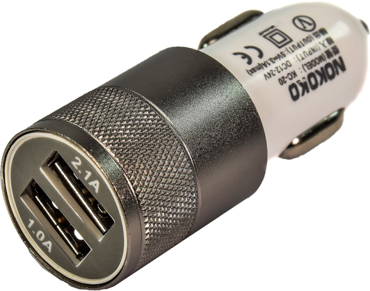 XoKo CC-200 2 USB 2.1A (CC-200-BKWH)