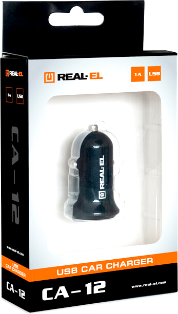 Зарядний пристрій Real-El CA-12 black (EL123160008) характеристики - фотографія 7
