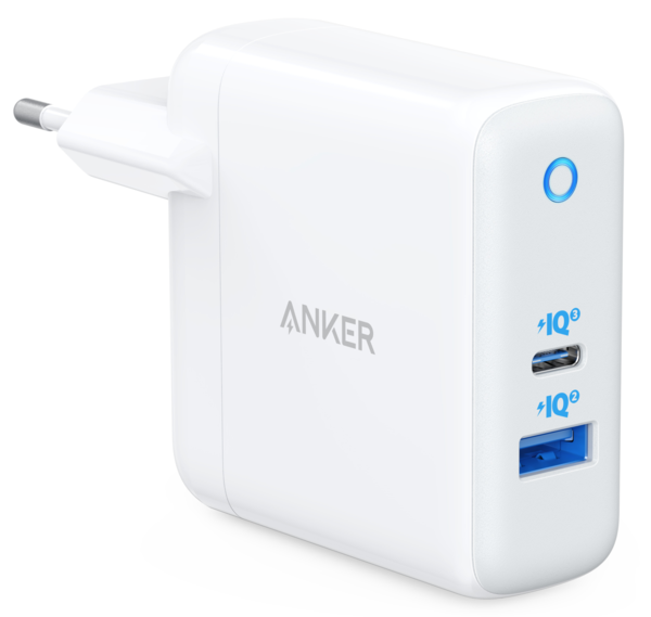 Ціна зарядний пристрій Anker PowerPort+ Atom III 45W USB-C+15W USB-A (A2322G21) в Києві