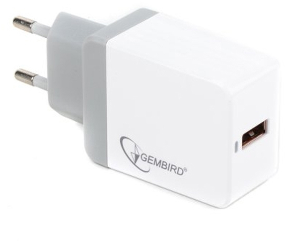 Ціна зарядний пристрій Gembird 1 USB QC3.0 (MP3A-UC-AC11) в Києві