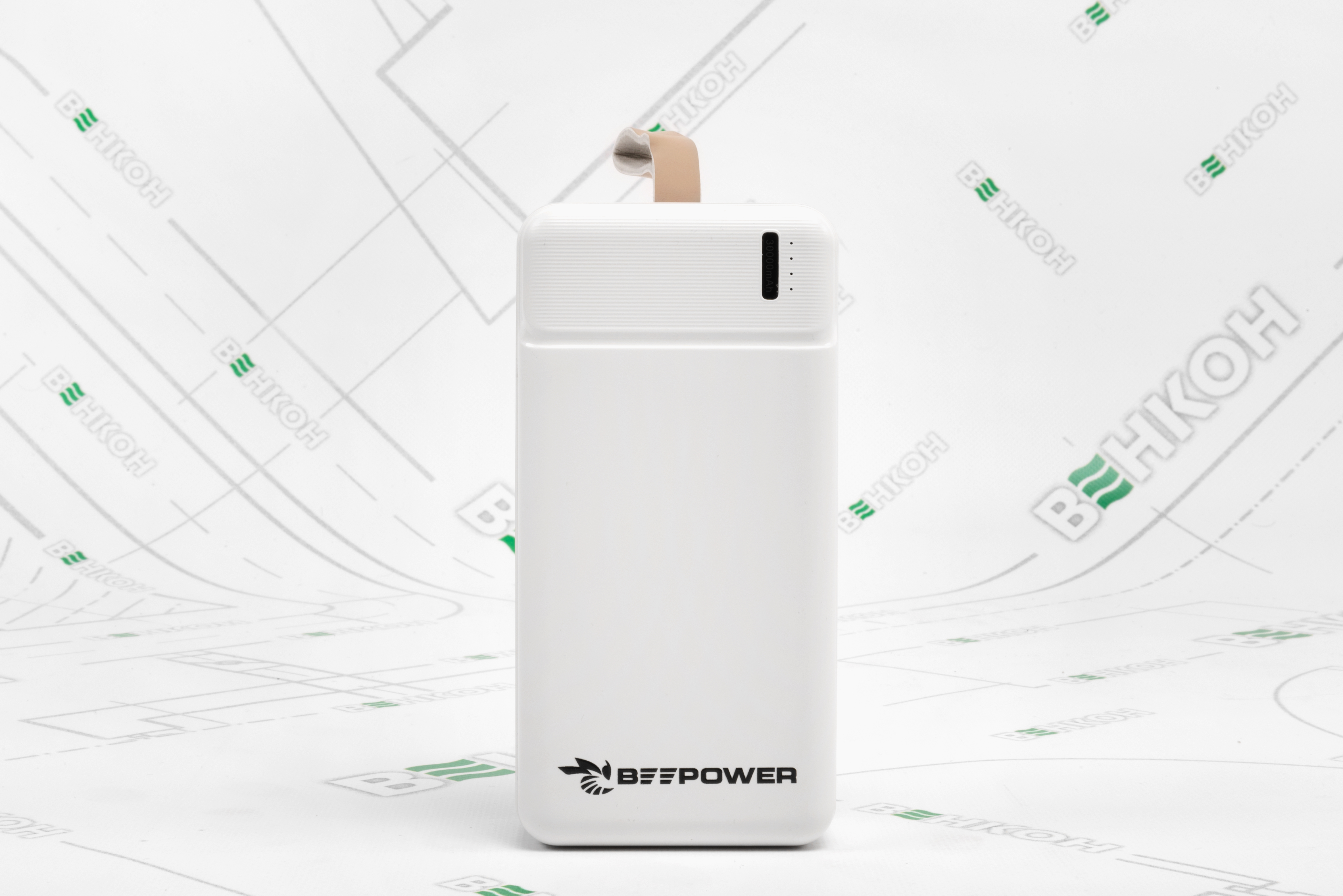 Повербанк BeePower Power Bank- BP-30 30000mAh 2.1A 2xUSB White (BP-30W) отзывы - изображения 5