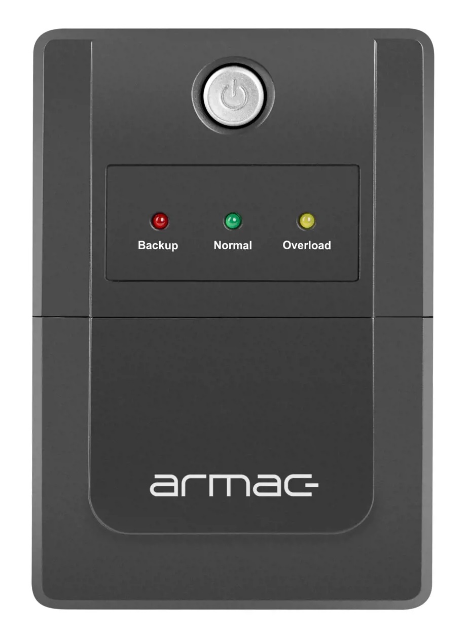 Ціна джерело безперебійного живлення Armac Home H/650E/LED, Line Interactive 650VA/390W, 2xFrench., USB-B LED в Києві