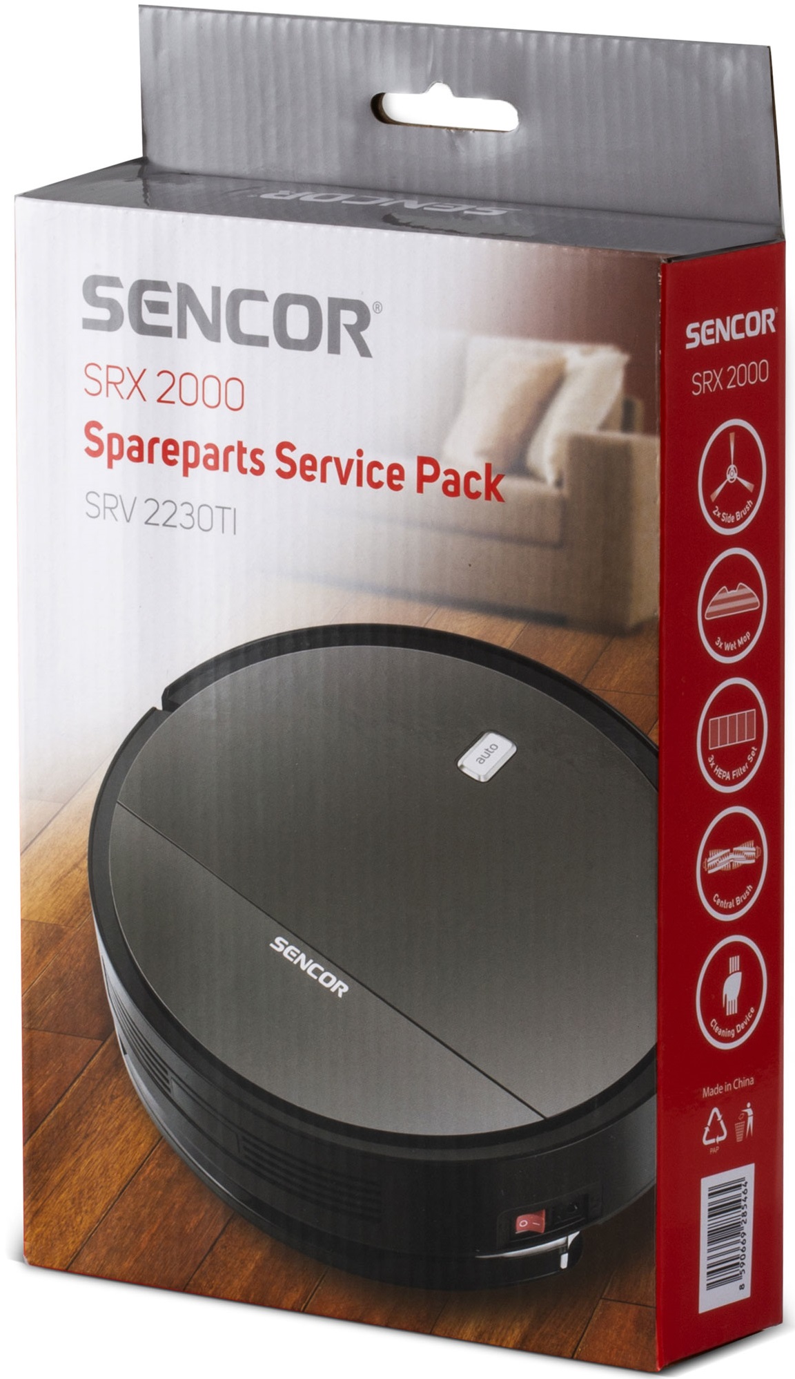 Купить набор сменный Sencor для робота-пылесоса SRV2230TI SRX2000SETFORSRV223 в Киеве