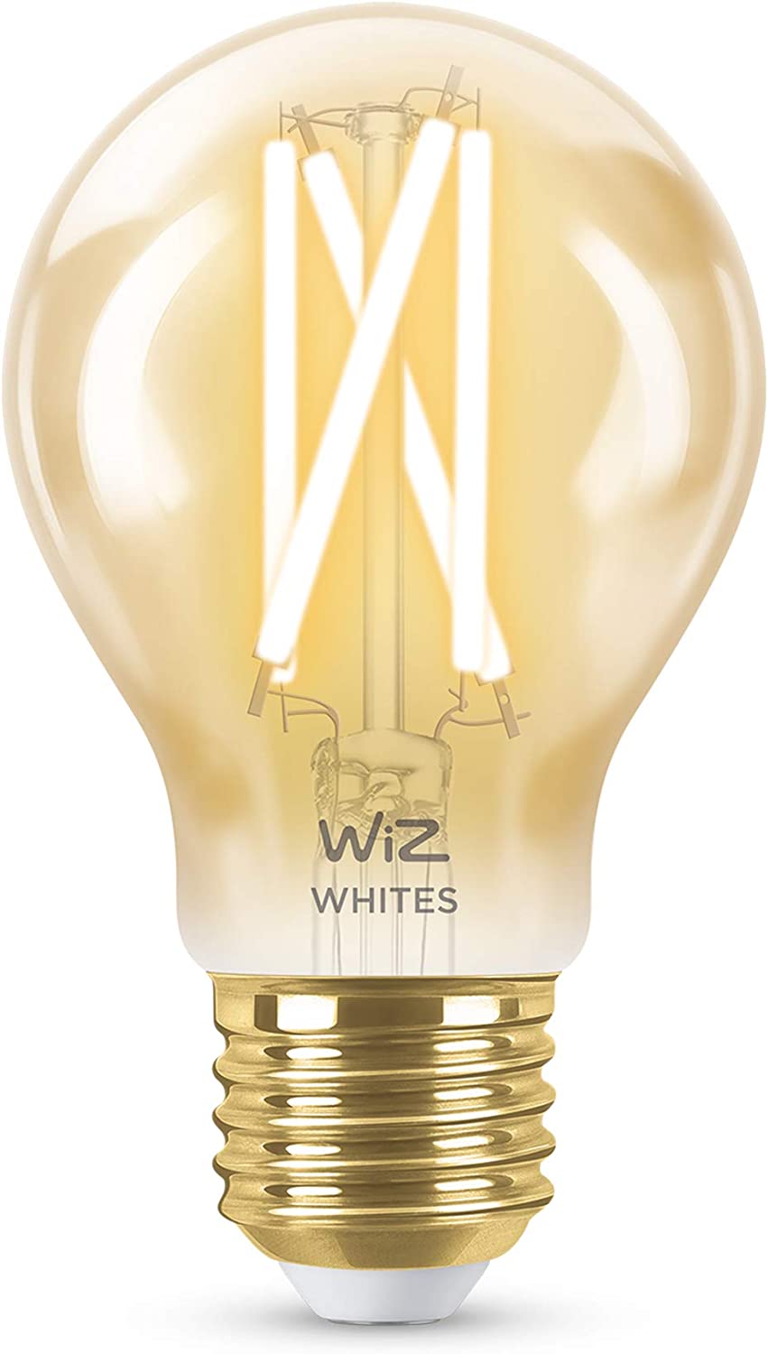 Лампа WiZ світлодіодна WiZ Led Smart WiFi A60 E27 WiZ45 DW FA Q Filament Amber 550lm 2200K 7W (WZE21026011-A)
