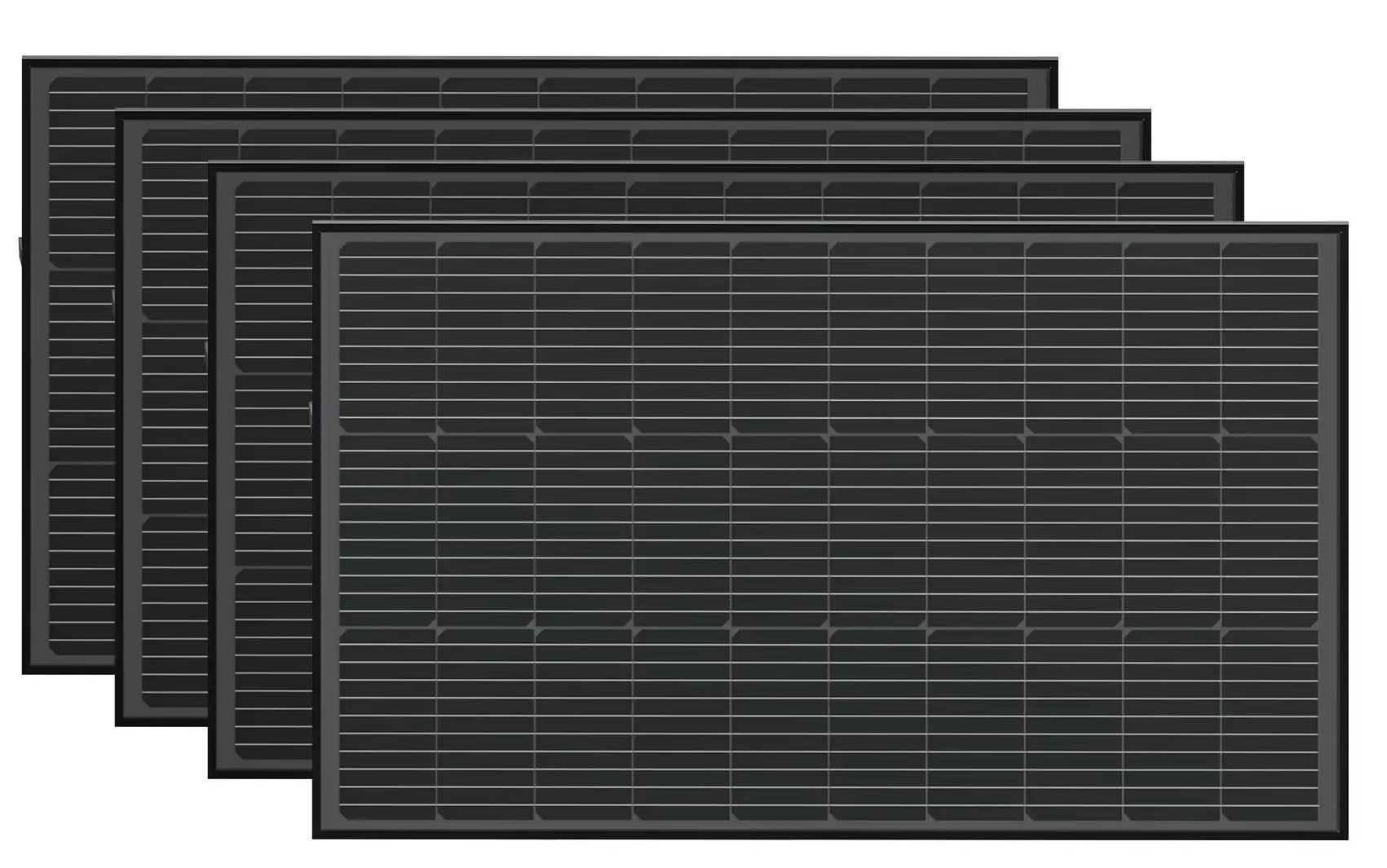 Набор солнечных панелей EcoFlow 4*100W Solar Panel (стационарные) в интернет-магазине, главное фото