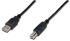 Купити кабель Digitus USB 2.0 (AM/BM) [AK-300102-018-S] в Києві