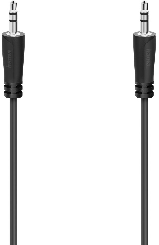 Hama 3.5 mm Jack - 3.5 mm Jack Stereo 1.5 m Black