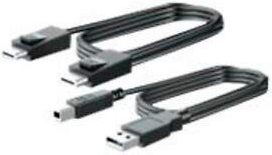 HP 300cm DP and USB B to A Cable