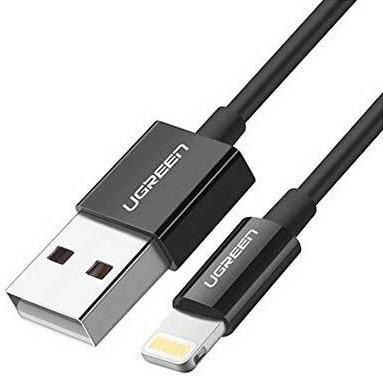 Кабель Ugreen US155 USB - Lightning Cable 1м (Black) в интернет-магазине, главное фото