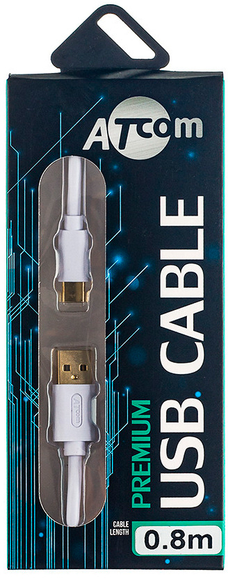 Кабель Atcom USB-C to Lightning 1.8m GOLD plated (A15278) цена 214.89 грн - фотография 2