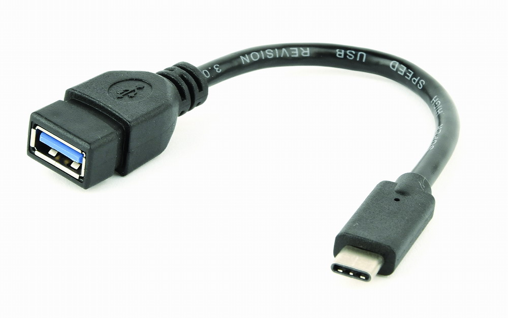 Ціна дата кабель otg Cablexpert OTG USB 3.0 AF to Type-C 0.2m (A-OTG-CMAF3-01) в Києві