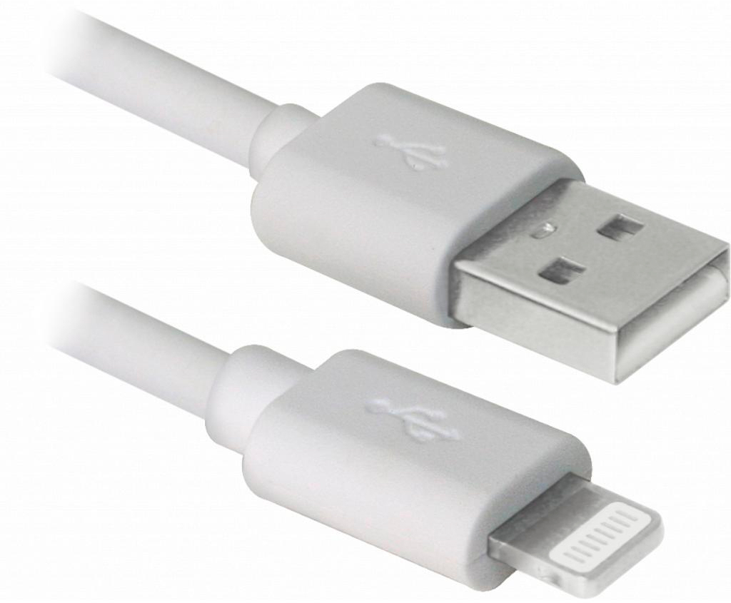 Кабель Real-El USB 2.0 AM to Lightning 1.0m white (EL123500033) в Киеве