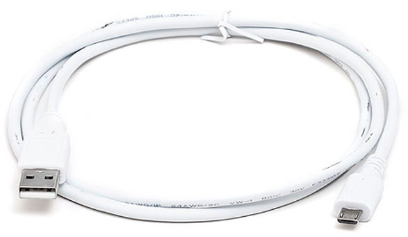 Real-El USB 2.0 AM to Micro 5P 1.0m Pro white (EL123500024)