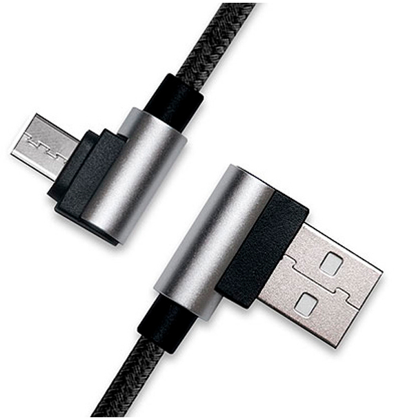 Кабель Real-El USB 2.0 AM to Micro 5P 1.0m Premium black (EL123500031) ціна 178.10 грн - фотографія 2