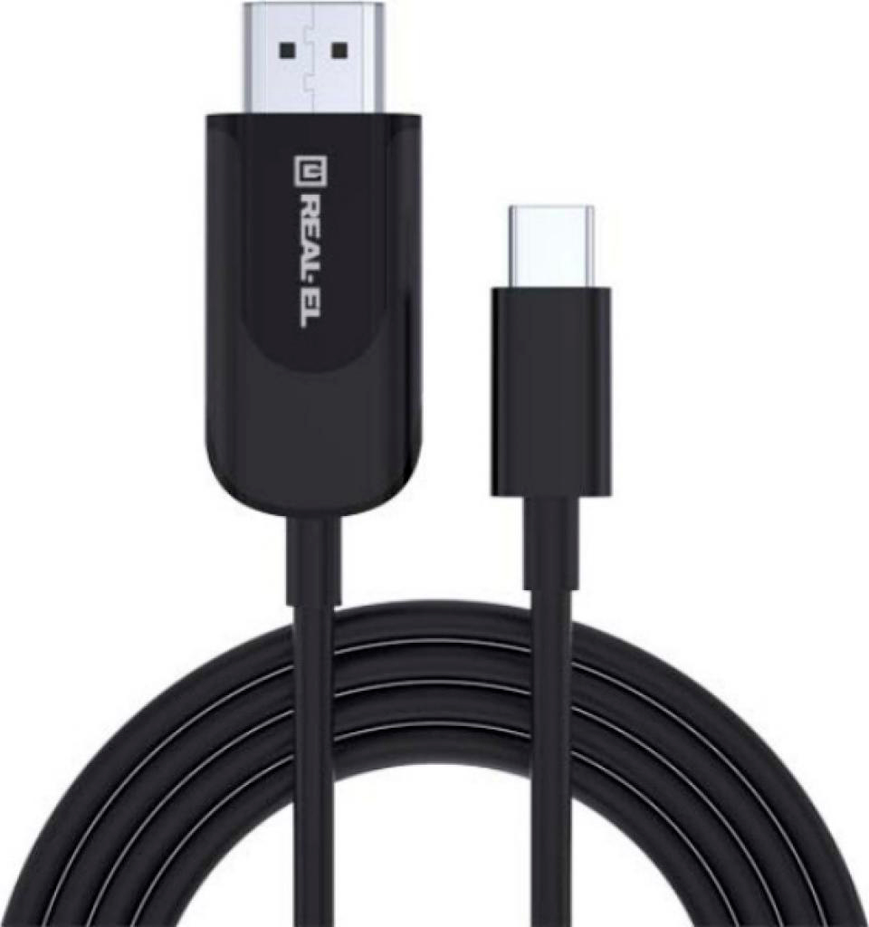Кабель Real-El USB 2.0 AM to Type-C 1.0m Premium Rainbow (EL123500050)