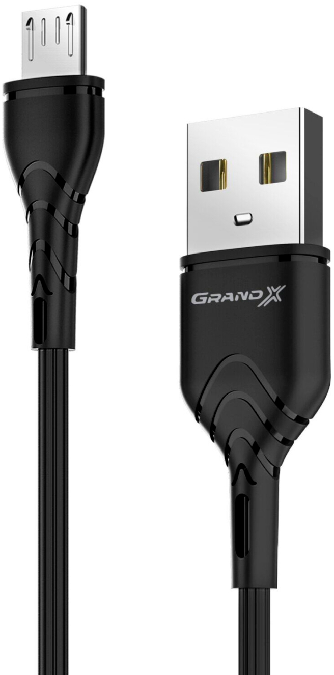 Купити кабель Grand-X USB 2.0 AM to Micro 5P 1.0m (PM-03B) в Києві