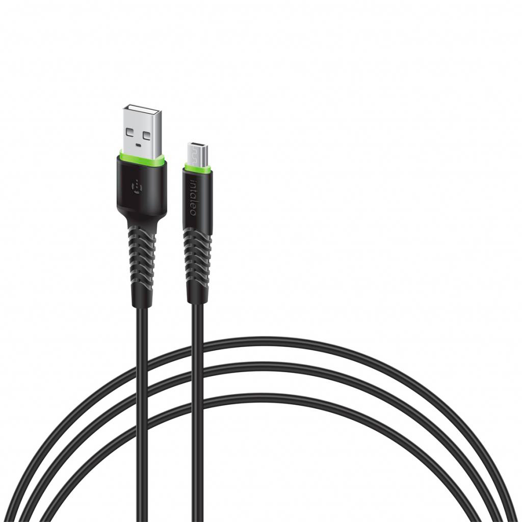 Купить кабель Intaleo USB 2.0 AM to Micro 5P 1.2m CBFLEXM1 black (1283126487453) в Киеве