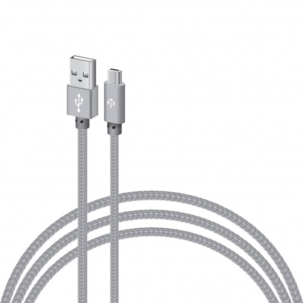 Intaleo USB 2.0 AM to Micro 5P 2.0m CBGNYM2 grey (1283126477683)
