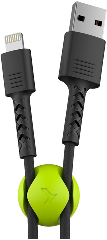 Купити кабель Pixus USB 2.0 AM to Lightning 1.0m Soft black (4897058530933) в Києві