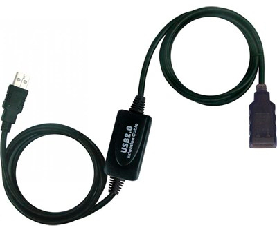 Кабель Viewcon USB 2.0 AM/AF активний (VV 043-20м.) в интернет-магазине, главное фото